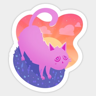 Sunrise Catto Sticker